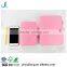 Novel logo custom A5 A6 spiral binding dairy notebook felt cover with pen