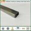 sus201 small diameter welded stainless steel flat tube with industrial surface
