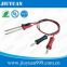 Microwave oven meat probe sensor, food grade toaster temperature NTC 50K sensor with silicone handle