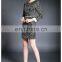 High quality ladies black lace bodycon dress, long sleeve lace dress wholesale