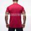 mens dark red workout bodybuilding cool tee shirts