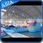 New Design Lovely Dolphin Giant Inflatable Water Park with Colorful Swiming slides for Sale