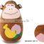 custom animal shape plush Roly Poly toy for baby