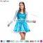 halloween party elsa and anna fancy dresses cosplay costume