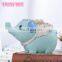 New design Resin gift for kids creative cartoon money boxes wholesale birthday present cute elephant piggy bank