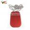 Custom shape name blank metal necklace pendant blank sublimation dog tag