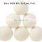 7cm 6-pack cotton bag organic 100% New Zealans pure wool dryer balls