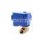 CWX-15N 5v 3.6v DN20 DN25 DN32 brass SS304 SS316 plastic mini 2 way electric motorized water ball valve
