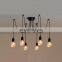 10 Lights E27 Ceiling Spider Pendant Lamp Shade Light Antique Classic Adjustable Retro Chandelier Dining Hall Bedroom Lights