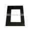 wholesale High Quality black tempered glass plate for microwave oven door