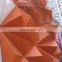 Perforated Metal Panel Aluminium 3D Wall Decor Hyperbolic Panel Profiles