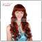 synthetic red curly sex wig cosplay wholesale