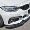 JCSPORTLINE Carbon Fiber F32 F36 Front Bumper Canard for BMW F32 F33 F36
