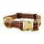 new design dog collar with metal buckle accept custom color pet collar