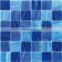 amber looking blue color hot-melting swimming pool mosaic splash back glass mosaics tiles bathroom mosaic tiles