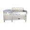 China 304 Stainless Steel Brush Roller Type Cassava Potato Washing Peeling Machine