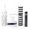 Modern Simple Geometric Creative Black And White Striped Tabletop Ceramic Flower Vase for Home Soft Decoration