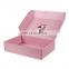 lovely shipping mailer box mini size custom printed cute pink packaging paper boxes
