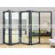 Quality aluminium profile exterior folding glass door design price
