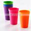 Colorful Color Plastic Drinking Cups 6 Pcs Set Plastic Cups