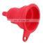 Silicon Rubber Foldable Collapsible Funnel For Water Bottles and Kitchen