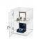 2-Tier Clear Acrylic Locked Digital Display Cabinet Acrylic Showcase Box with lock
