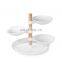 4-Layer Living Room Household Snacks Melon Fruit Tray Removable Plastic Candy Snack Tray
