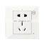 UK Smart Power Two Outlet Receptacle Zigbee Wall Plug Small Building Automation System