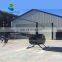 Low price light rain resistance prefabricated steel aircraft hangar building