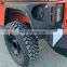 For 07-18 Jeep JK Wrangler Front & Rear Steel Fender Flares and Corner Guard