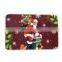 Christmas memory foam anti slip bath mat