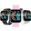 fitness tracker blood pressure oxygen y68 d20 smartwatch smart watch