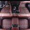 HFTM Factory High Quality Decorative PU+Leather Car Mats  Car Emergency Anti Skid Carwash Accessories Air Freshener Floor Mats