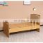 Wooden Footboard Factory Supply Directly Customized Care Bed Safe Side Rails Manual Patient Nursing Bed for Nursing Home
