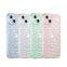 Sublimation Diamond Pattern Glitter Powder For Iphone 11 And 12 Mobile Phone Case Series 6/7/8plus/13/14 Pro Max Cases