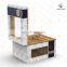 Creativepacking Burl Uniquely Designed Clear Window Cigar Humidor Box With Drawers