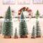 Mini Christmas Tree Snowflakes Artificial Christmas Mini Cedar Ornaments Festival Table Miniature Ornament Home Decoration