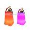 Waterproof LED Light Speaker Wireless USB Charger rechargeable cordless Portable plastic music speaker with led lighting
