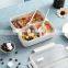 New Reusable 2022 Compartment Eco Friendly BPA Free Wholesale Food Tiffin Plastic Bento Lunch Box Kids