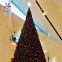 Golden Supplier Commercial Outdoor Illuminated Giant Artificial Christmas Tree with Light String Xmas Decoration