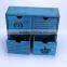 Zakka Desktop Wooden Storage Box, Drawer Type Cosmetics Storage Box