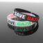 China Wristband Supplier  in Stock Debossed Inkfilled or Printed Logo Free Palestine Silicone Wristband