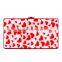 fashion new stle bule red heart acrylic box clutch bag