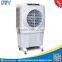 Portable air cooler evaporator fan with low voltage