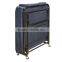 Single Folding Metal Bed with Wheels