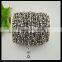 LFD-0021C ~ Wholesale 6MM Rosary Style Chains Jewelry Finding 6MM Black - Evil Beaded Wire Wrapped Beaded Chain