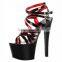Sexy High Heel Sandals Fashion Dress Sexy Shoes Gossip Girl Gorgeous Rivets Slippers Platform Dance Shoes                        
                                                Quality Choice