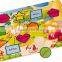 2015 top sale early learning kids body wooden puzzle set