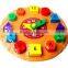 Promotional Wooden Toys Child Educational Clock Game Toy Shape Clock Wooden Toys