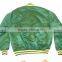 Custom Made Plain Satin College Varsity Jacket/ Letterman Varsity Jacket / Baseball Varsity Jacket